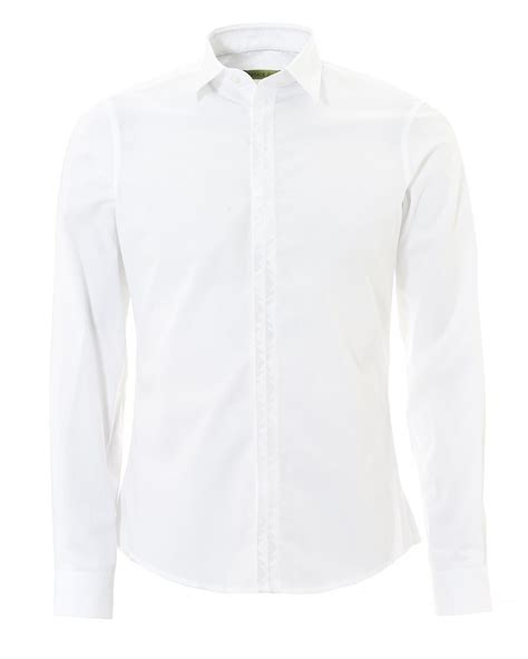 versace shirt long sleeve|plain white versace shirt.